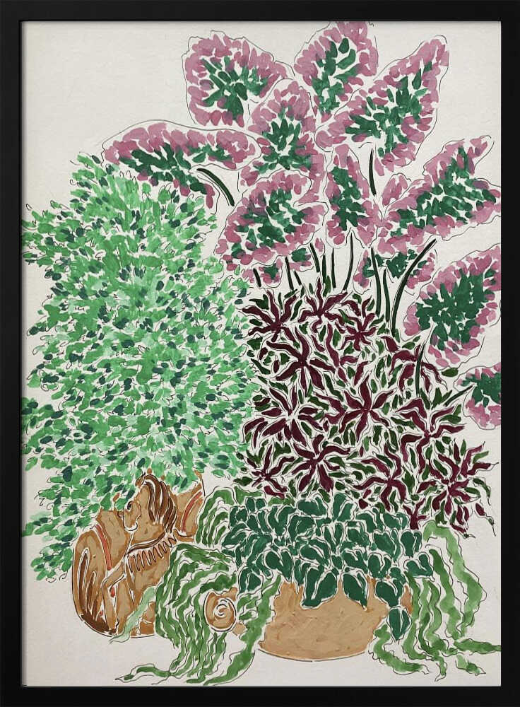 Monsoon Frontyard - Stretched Canvas, Poster or Fine Art Print