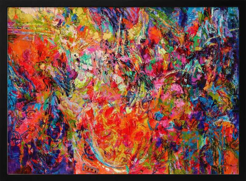 Ethereal Blossom Glow - Stretched Canvas, Poster or Fine Art Print I Heart Wall Art