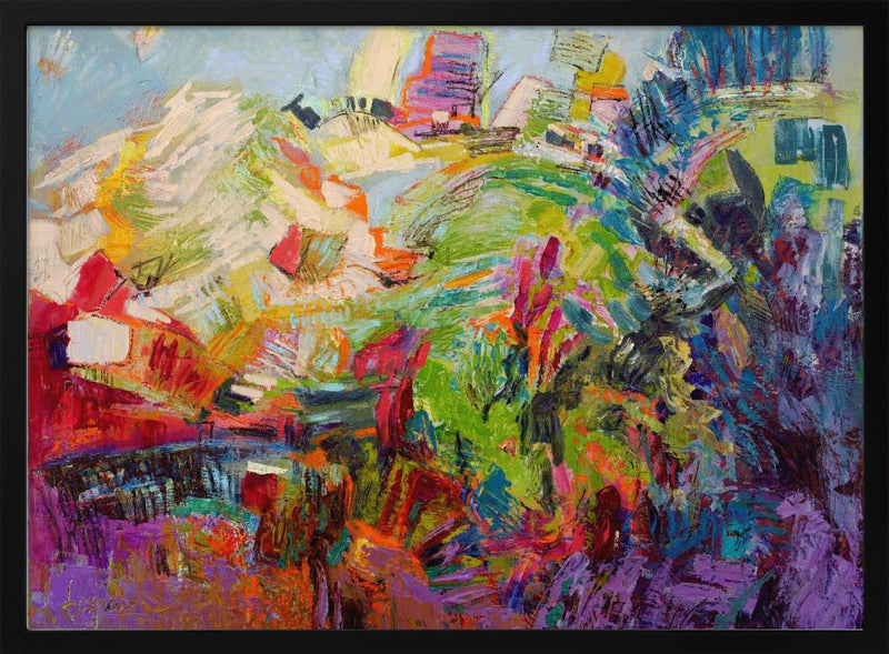 Botanic Radiance - Stretched Canvas, Poster or Fine Art Print I Heart Wall Art