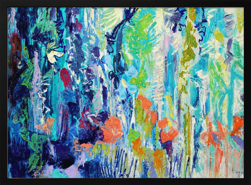 Brilliant Bloom Scape - Stretched Canvas, Poster or Fine Art Print I Heart Wall Art