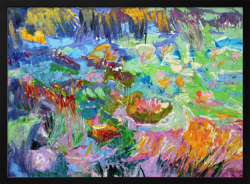 Vibrant Dreamscape - Stretched Canvas, Poster or Fine Art Print I Heart Wall Art