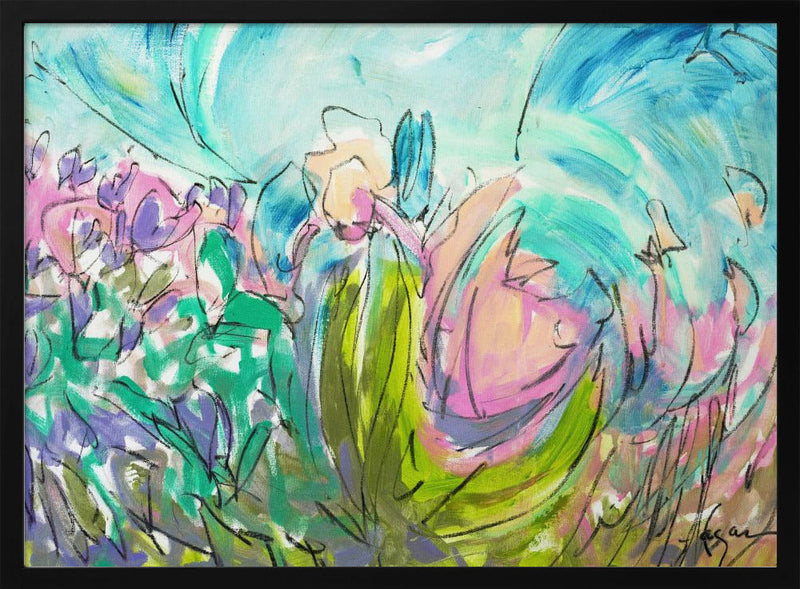 Heart Dance - Stretched Canvas, Poster or Fine Art Print I Heart Wall Art