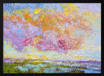 On A Summer's Eve - Stretched Canvas, Poster or Fine Art Print I Heart Wall Art