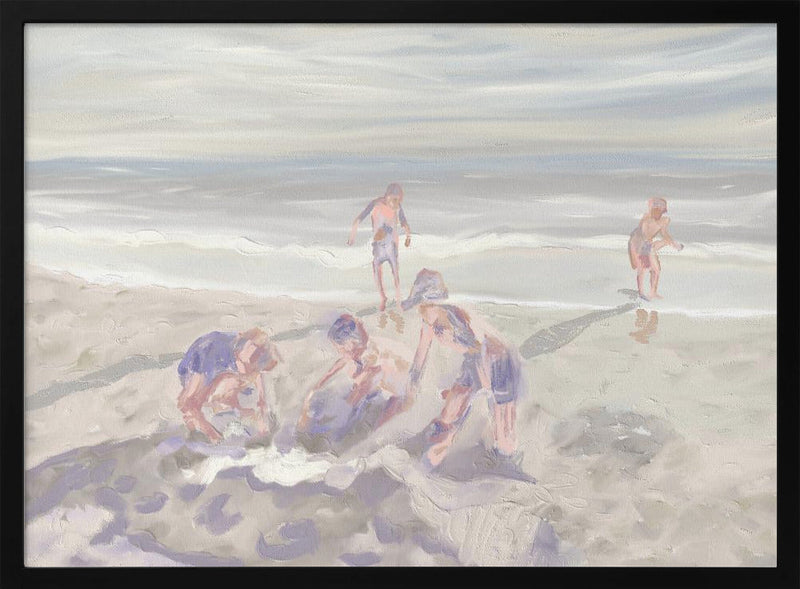 Cuzzies at the Beach, Hermanus, South Africa - Stretched Canvas, Poster or Fine Art Print I Heart Wall Art