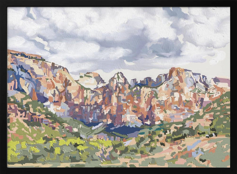 Gathered Peaks, Yosemite National Park - Stretched Canvas, Poster or Fine Art Print I Heart Wall Art