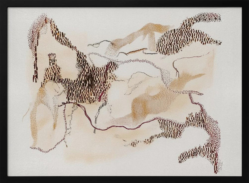 Primitive I - Stretched Canvas, Poster or Fine Art Print I Heart Wall Art