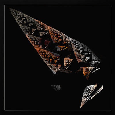 Broken Obelisk - Square Stretched Canvas, Poster or Fine Art Print I Heart Wall Art