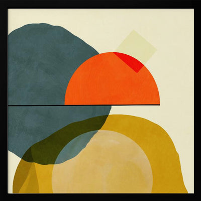 Mid Painted2 Kopie - Square Stretched Canvas, Poster or Fine Art Print I Heart Wall Art