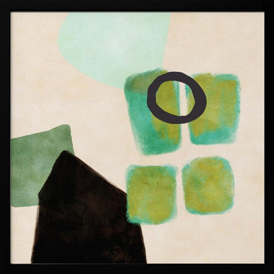 Organic Painted 11 10600px   14. Dezember 2020 11.15 Kopie - Square Stretched Canvas, Poster or Fine Art Print I Heart Wall Art