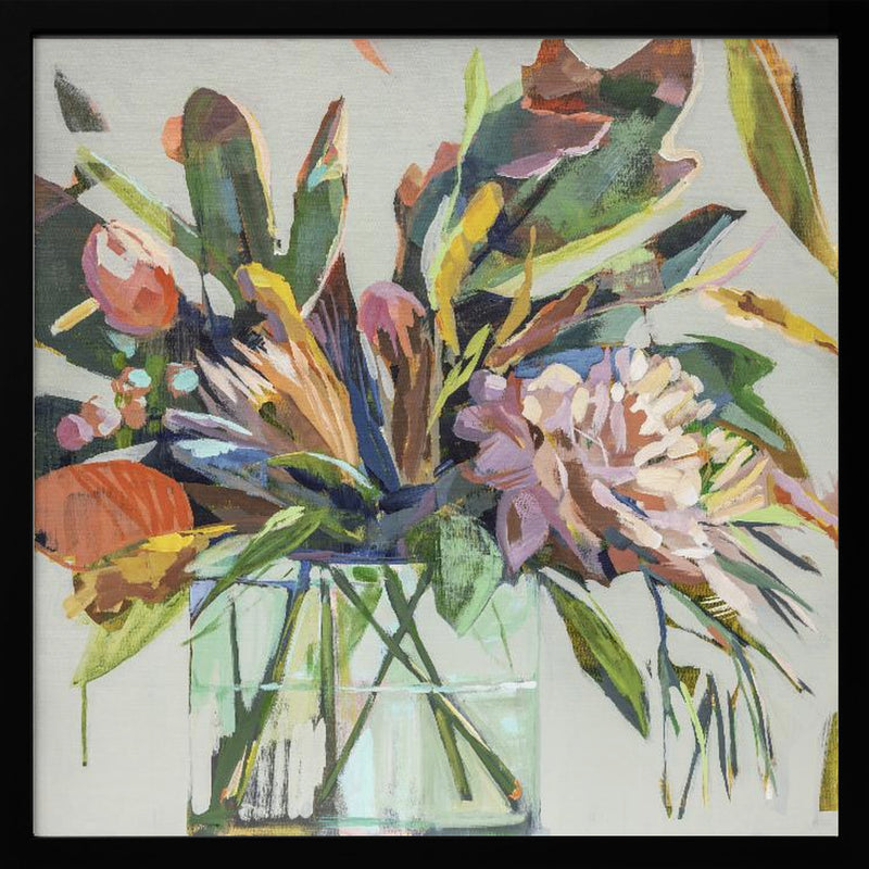 Spikeybouquet - Square Stretched Canvas, Poster or Fine Art Print I Heart Wall Art