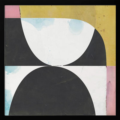 Touching - Square Stretched Canvas, Poster or Fine Art Print I Heart Wall Art