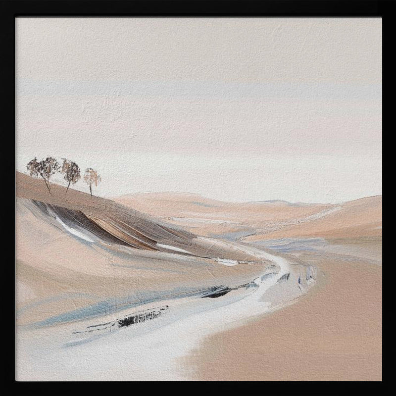 Farm View IV - Square Stretched Canvas, Poster or Fine Art Print I Heart Wall Art