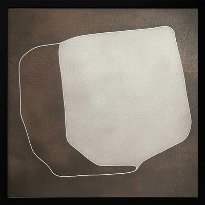 Line and shape II - Square Stretched Canvas, Poster or Fine Art Print I Heart Wall Art