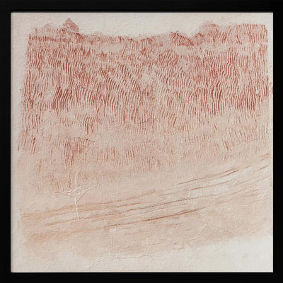 Textured Whispers - Square Stretched Canvas, Poster or Fine Art Print I Heart Wall Art