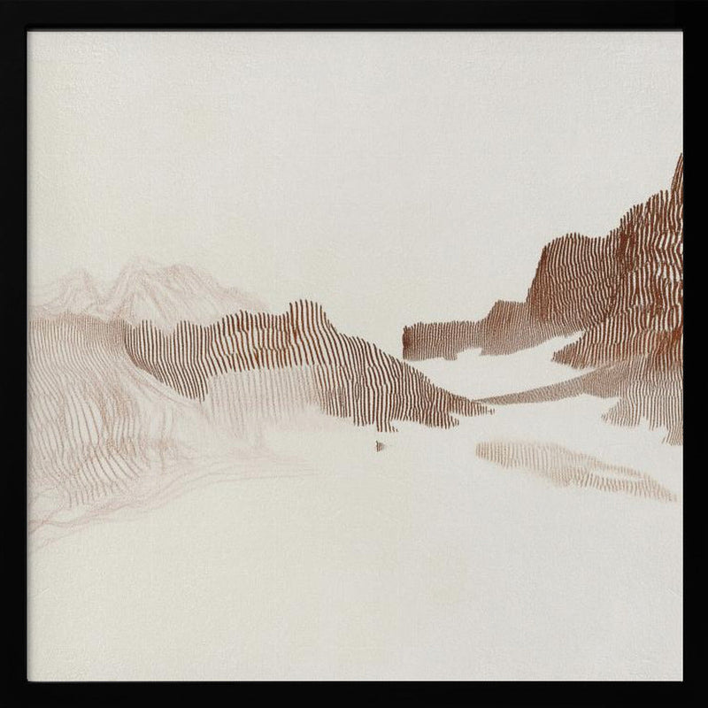 Peaceful nature II - Square Stretched Canvas, Poster or Fine Art Print I Heart Wall Art