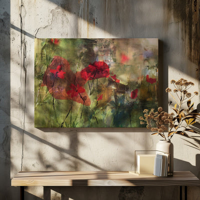 Poppies - Stretched Canvas, Poster or Fine Art Print I Heart Wall Art