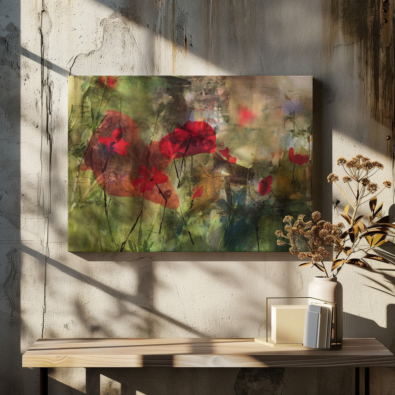 Poppies - Stretched Canvas, Poster or Fine Art Print I Heart Wall Art