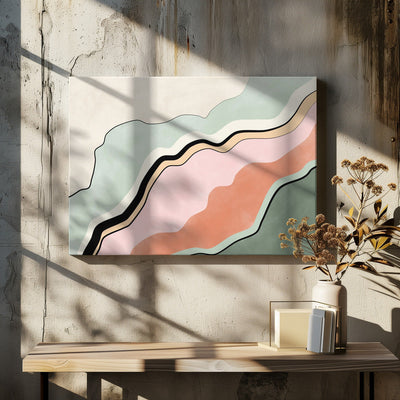 Flowing Horizons - Stretched Canvas, Poster or Fine Art Print I Heart Wall Art