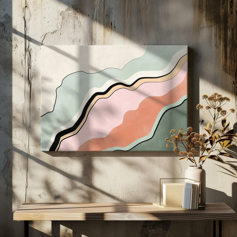 Flowing Horizons - Stretched Canvas, Poster or Fine Art Print I Heart Wall Art