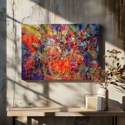 Ethereal Blossom Glow - Stretched Canvas, Poster or Fine Art Print I Heart Wall Art