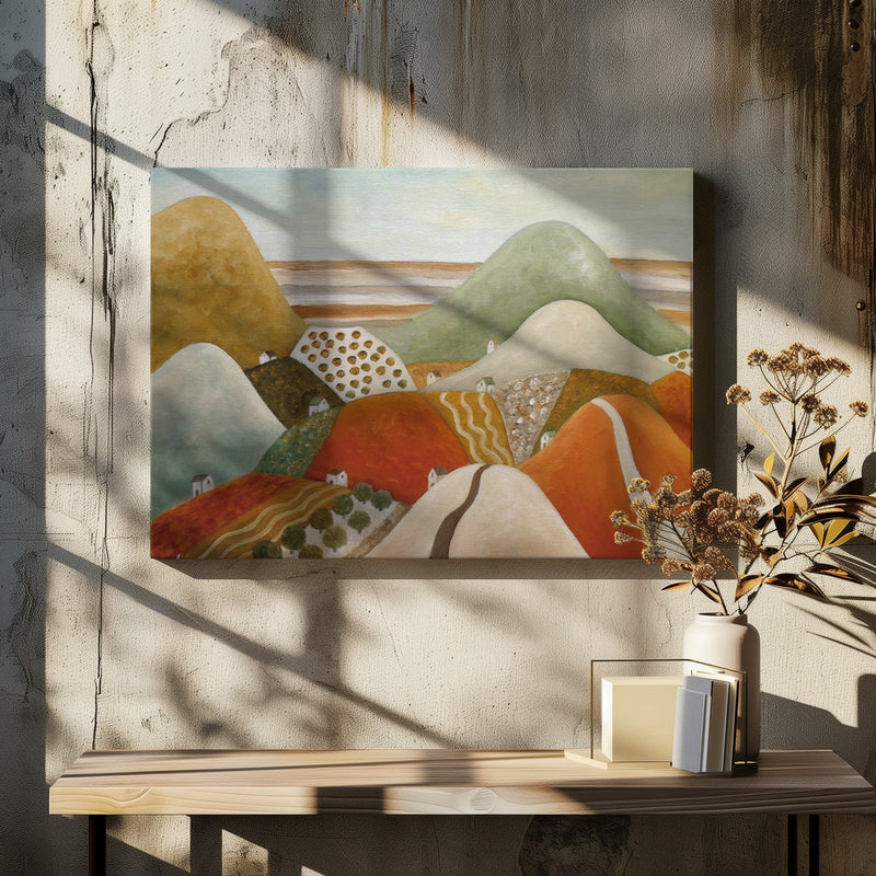 Getting Into the Autumn - Stretched Canvas, Poster or Fine Art Print I Heart Wall Art