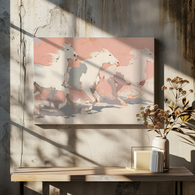 Wild horses no 2 - Stretched Canvas, Poster or Fine Art Print I Heart Wall Art