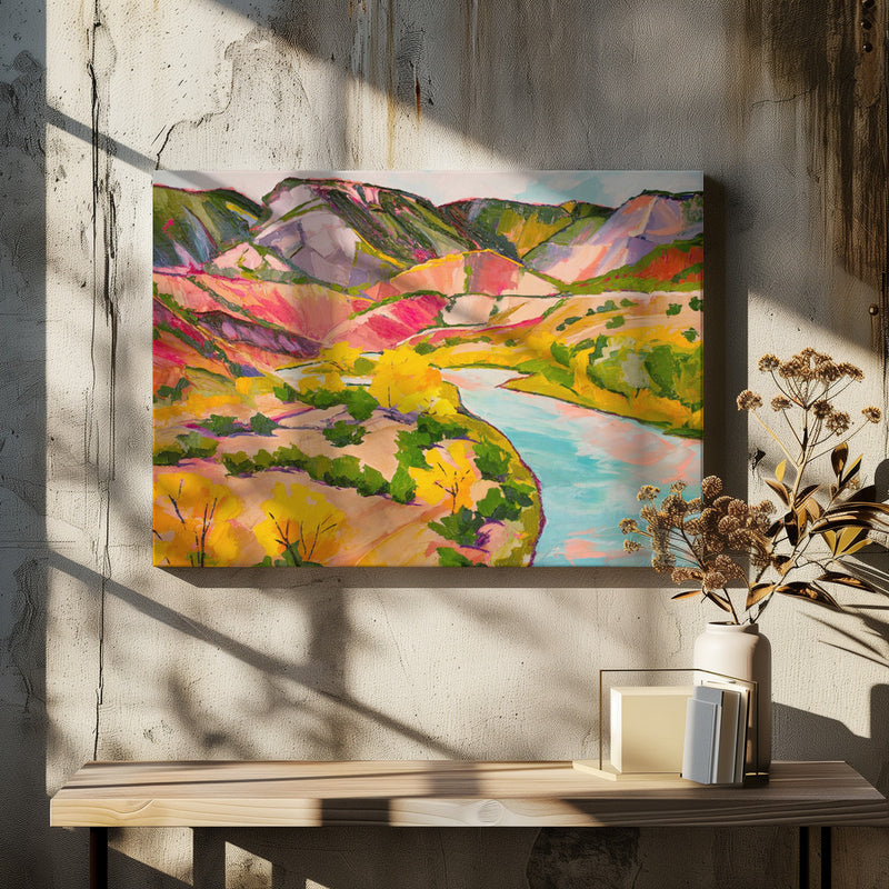 New Mexico - Stretched Canvas, Poster or Fine Art Print I Heart Wall Art