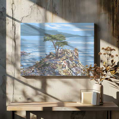 Quiet Sentinel, 17 Mile Drive, California, USA - Stretched Canvas, Poster or Fine Art Print I Heart Wall Art