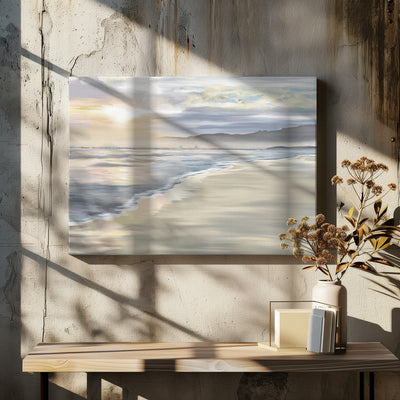 &#039;Walk with Me&#039;, Grotto Beach, Hermanus, South Africa - Stretched Canvas, Poster or Fine Art Print I Heart Wall Art