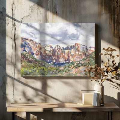 Gathered Peaks, Yosemite National Park - Stretched Canvas, Poster or Fine Art Print I Heart Wall Art