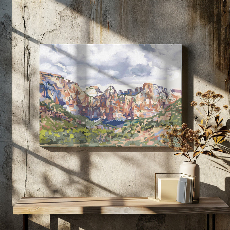 Gathered Peaks, Yosemite National Park - Stretched Canvas, Poster or Fine Art Print I Heart Wall Art
