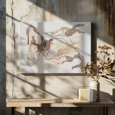 Primitive I - Stretched Canvas, Poster or Fine Art Print I Heart Wall Art