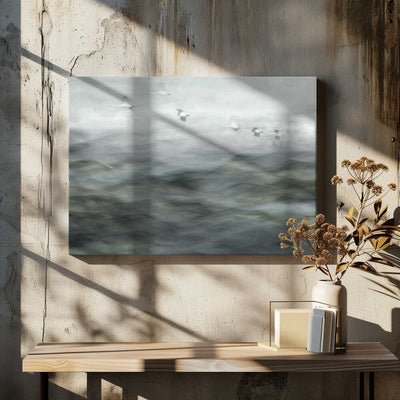 Swan Lake - Stretched Canvas, Poster or Fine Art Print