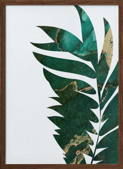Tropical leaf 2 - Stretched Canvas, Poster or Fine Art Print I Heart Wall Art