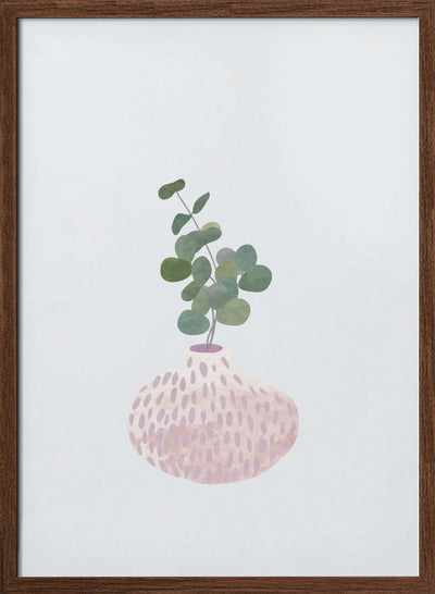 Scandi Japandi House Plant 1 - Stretched Canvas, Poster or Fine Art Print I Heart Wall Art