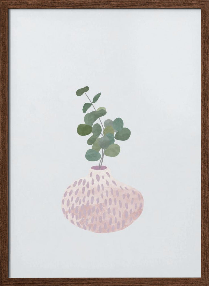 Scandi Japandi House Plant 1 - Stretched Canvas, Poster or Fine Art Print I Heart Wall Art