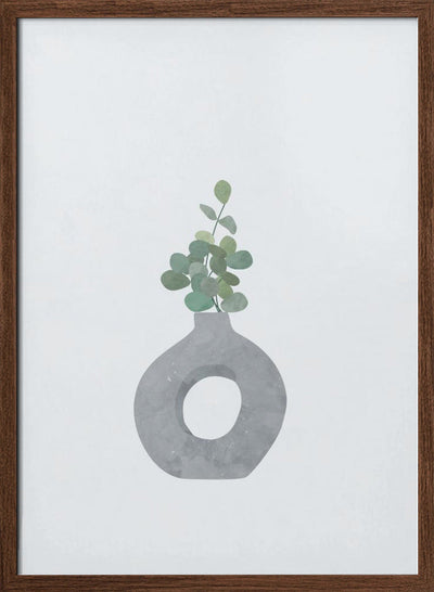 Scandi Japandi House plant 2 - Stretched Canvas, Poster or Fine Art Print I Heart Wall Art