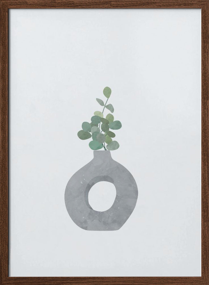 Scandi Japandi House plant 2 - Stretched Canvas, Poster or Fine Art Print I Heart Wall Art