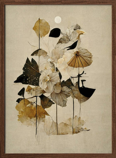 Flowers And Sun - Stretched Canvas, Poster or Fine Art Print I Heart Wall Art