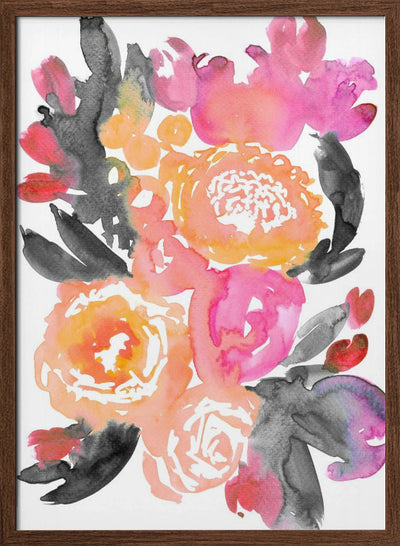 Olympe florals II - Stretched Canvas, Poster or Fine Art Print I Heart Wall Art