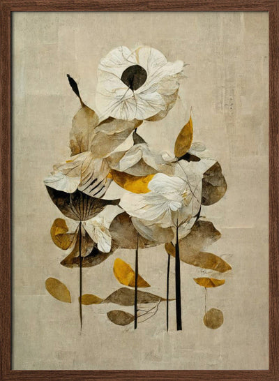 Sunbathing Flower - Stretched Canvas, Poster or Fine Art Print I Heart Wall Art