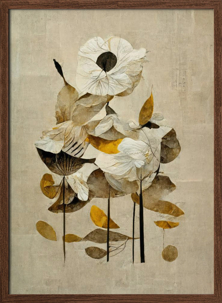 Sunbathing Flower - Stretched Canvas, Poster or Fine Art Print I Heart Wall Art