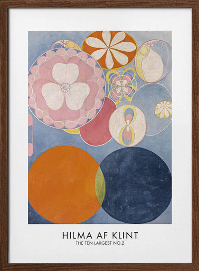 The Ten Largest No.2 Poster - Stretched Canvas, Poster or Fine Art Print I Heart Wall Art