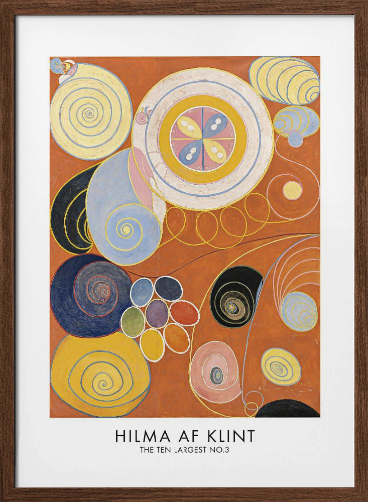 The Ten Largest No.3 Poster - Stretched Canvas, Poster or Fine Art Print I Heart Wall Art