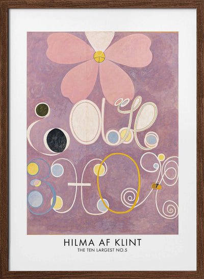 The Ten Largest No.5 Poster - Stretched Canvas, Poster or Fine Art Print I Heart Wall Art