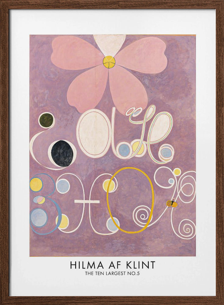 The Ten Largest No.5 Poster - Stretched Canvas, Poster or Fine Art Print I Heart Wall Art