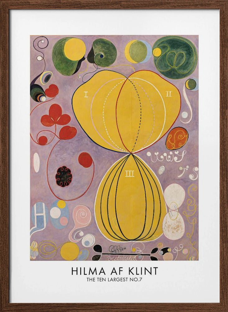 The Ten Largest No.7 Poster - Stretched Canvas, Poster or Fine Art Print I Heart Wall Art