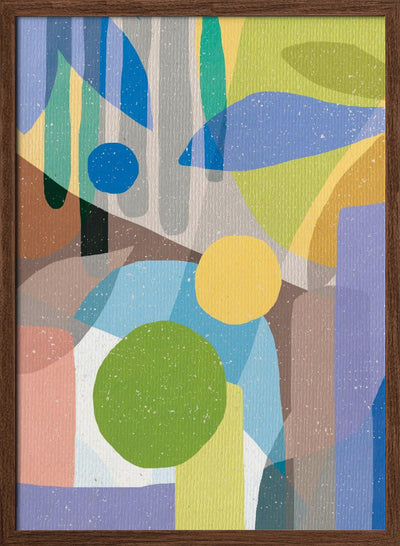 Colorful Pattern - Stretched Canvas, Poster or Fine Art Print I Heart Wall Art