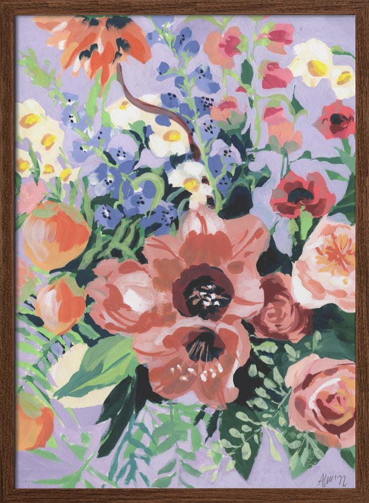 Tropical Bouqet - Stretched Canvas, Poster or Fine Art Print I Heart Wall Art