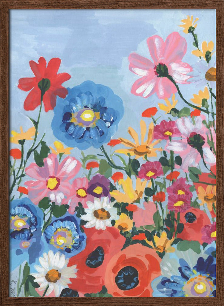 Meadow In June - Stretched Canvas, Poster or Fine Art Print I Heart Wall Art